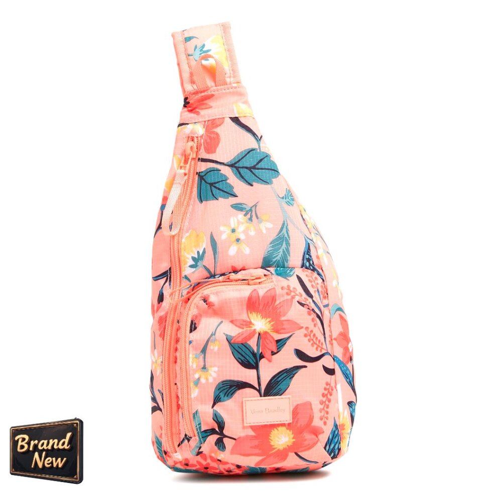 Ripstop Polyester Mini Sling Backpack, Crossbody … - image 1